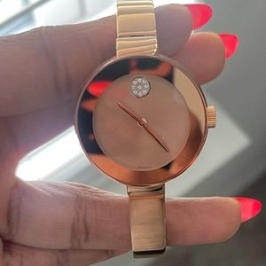 Rose Gold women’s Movado watch